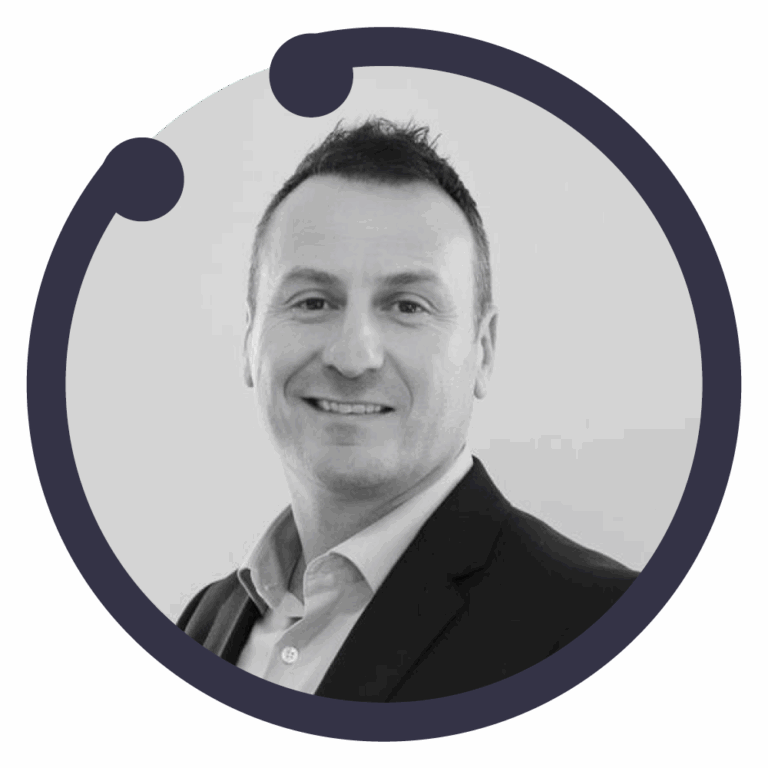 David Hughes profile photo with koru border