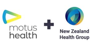 Motus Health and New Zealand Health Group logos side by side.